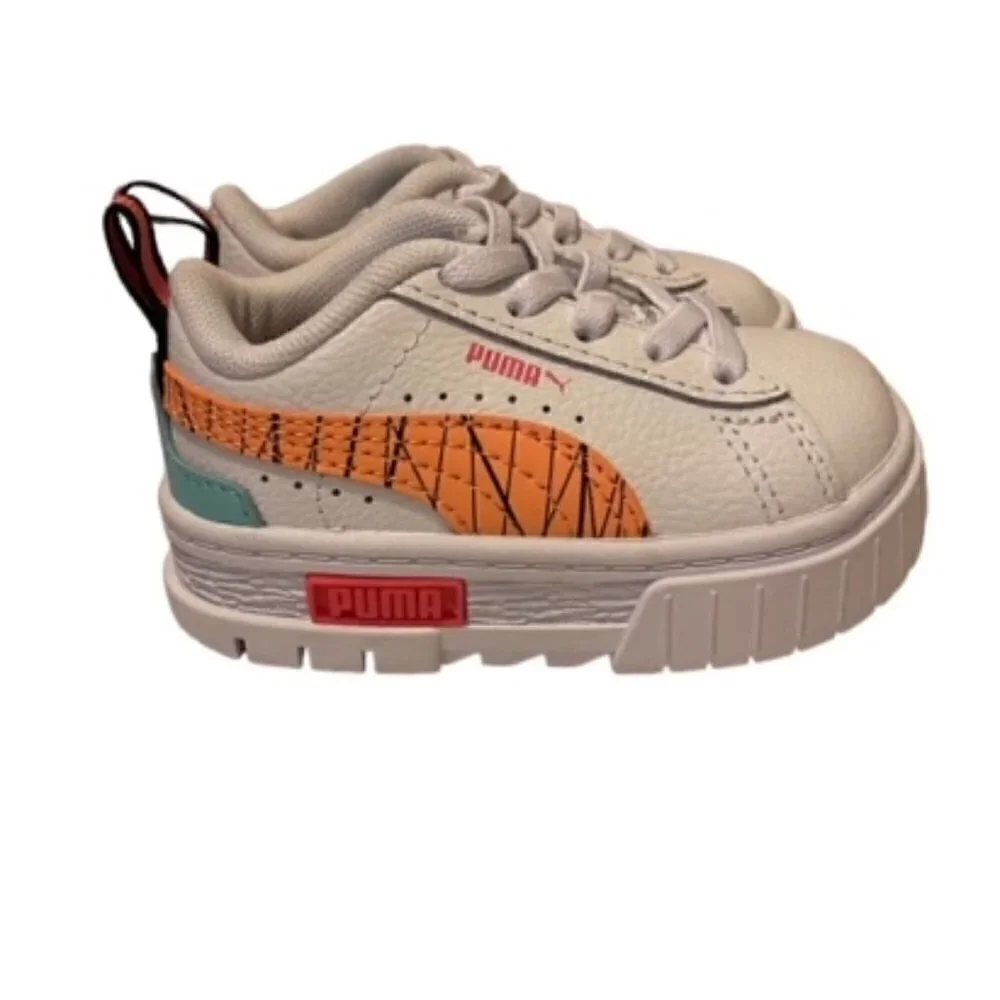 Puma Girls Mayze Nail Glam Sneaker 4C